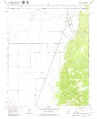 Costilla New Mexico Historical topographic map, 1:24000 scale, 7.5 X 7.5 Minute, Year 1963