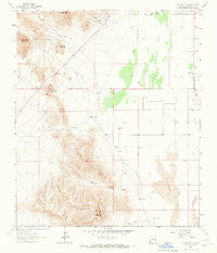 Cotton City New Mexico Historical topographic map, 1:24000 scale, 7.5 X 7.5 Minute, Year 1964