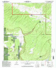 Cottonwood Canyon New Mexico Historical topographic map, 1:24000 scale, 7.5 X 7.5 Minute, Year 1995