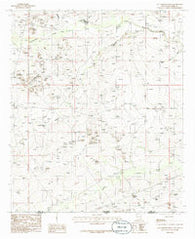 Cottonwood Hills New Mexico Historical topographic map, 1:24000 scale, 7.5 X 7.5 Minute, Year 1985
