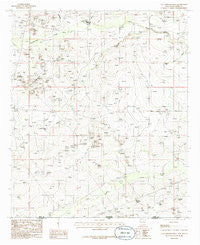 Cottonwood Hills New Mexico Historical topographic map, 1:24000 scale, 7.5 X 7.5 Minute, Year 1985