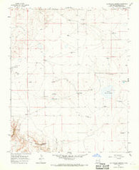 Cottonwood Springs New Mexico Historical topographic map, 1:24000 scale, 7.5 X 7.5 Minute, Year 1966