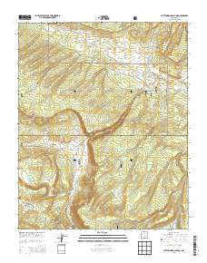 Cottonwood Canyon New Mexico Historical topographic map, 1:24000 scale, 7.5 X 7.5 Minute, Year 2013