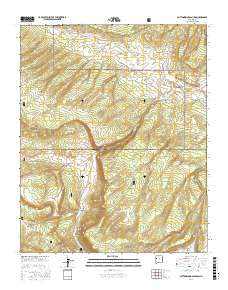 Cottonwood Canyon New Mexico Current topographic map, 1:24000 scale, 7.5 X 7.5 Minute, Year 2017