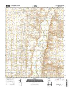 Cottonwood Draw New Mexico Historical topographic map, 1:24000 scale, 7.5 X 7.5 Minute, Year 2013