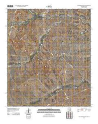 Cottonwood Hills New Mexico Historical topographic map, 1:24000 scale, 7.5 X 7.5 Minute, Year 2010