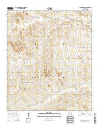 Cottonwood Hills New Mexico Historical topographic map, 1:24000 scale, 7.5 X 7.5 Minute, Year 2013