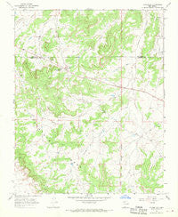 Counselor New Mexico Historical topographic map, 1:24000 scale, 7.5 X 7.5 Minute, Year 1966