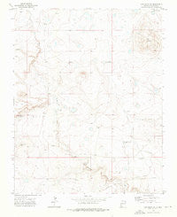 Cow Mountain New Mexico Historical topographic map, 1:24000 scale, 7.5 X 7.5 Minute, Year 1972