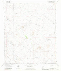 Cow Springs Mountain New Mexico Historical topographic map, 1:24000 scale, 7.5 X 7.5 Minute, Year 1963