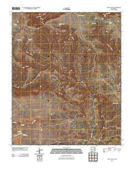 Cow Canyon New Mexico Historical topographic map, 1:24000 scale, 7.5 X 7.5 Minute, Year 2010