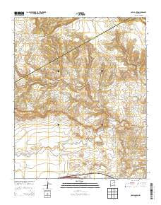 Cow Canyon New Mexico Historical topographic map, 1:24000 scale, 7.5 X 7.5 Minute, Year 2013