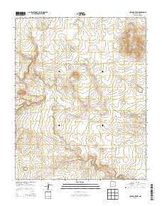 Cow Mountain New Mexico Historical topographic map, 1:24000 scale, 7.5 X 7.5 Minute, Year 2013