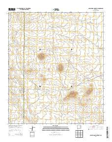 Cow Springs Mountain New Mexico Historical topographic map, 1:24000 scale, 7.5 X 7.5 Minute, Year 2013