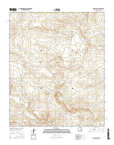 Cowboy Mesa New Mexico Current topographic map, 1:24000 scale, 7.5 X 7.5 Minute, Year 2017