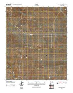 Cowboy Mesa NW New Mexico Historical topographic map, 1:24000 scale, 7.5 X 7.5 Minute, Year 2010