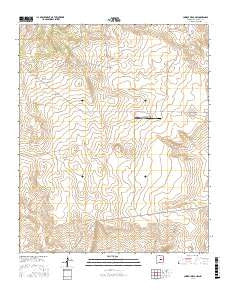 Cowboy Mesa NW New Mexico Current topographic map, 1:24000 scale, 7.5 X 7.5 Minute, Year 2017
