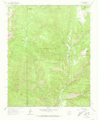 Cowles New Mexico Historical topographic map, 1:24000 scale, 7.5 X 7.5 Minute, Year 1961