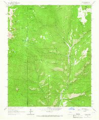 Cowles New Mexico Historical topographic map, 1:24000 scale, 7.5 X 7.5 Minute, Year 1961