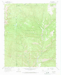 Cowles New Mexico Historical topographic map, 1:24000 scale, 7.5 X 7.5 Minute, Year 1961