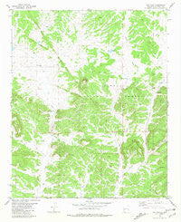 Cox Peak New Mexico Historical topographic map, 1:24000 scale, 7.5 X 7.5 Minute, Year 1981