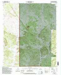 Cox Peak New Mexico Historical topographic map, 1:24000 scale, 7.5 X 7.5 Minute, Year 1995