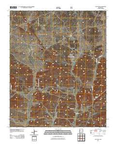 Cox Peak New Mexico Historical topographic map, 1:24000 scale, 7.5 X 7.5 Minute, Year 2011