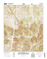 Cox Peak New Mexico Historical topographic map, 1:24000 scale, 7.5 X 7.5 Minute, Year 2013