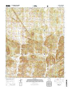 Cox Peak New Mexico Historical topographic map, 1:24000 scale, 7.5 X 7.5 Minute, Year 2013