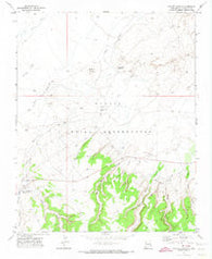 Coyote Canyon New Mexico Historical topographic map, 1:24000 scale, 7.5 X 7.5 Minute, Year 1970