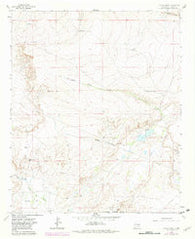 Coyote Draw New Mexico Historical topographic map, 1:24000 scale, 7.5 X 7.5 Minute, Year 1963