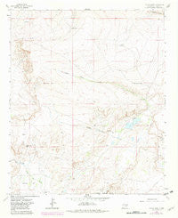 Coyote Draw New Mexico Historical topographic map, 1:24000 scale, 7.5 X 7.5 Minute, Year 1963