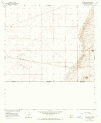 Coyote Hill New Mexico Historical topographic map, 1:24000 scale, 7.5 X 7.5 Minute, Year 1966