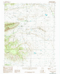 Coyote Mesa New Mexico Historical topographic map, 1:24000 scale, 7.5 X 7.5 Minute, Year 1987