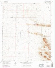 Coyote Peak New Mexico Historical topographic map, 1:24000 scale, 7.5 X 7.5 Minute, Year 1964