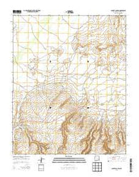 Coyote Canyon New Mexico Current topographic map, 1:24000 scale, 7.5 X 7.5 Minute, Year 2013