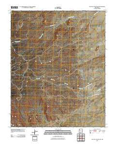 Coyote Canyon NW New Mexico Historical topographic map, 1:24000 scale, 7.5 X 7.5 Minute, Year 2010