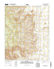 Coyote Canyon NW New Mexico Historical topographic map, 1:24000 scale, 7.5 X 7.5 Minute, Year 2013