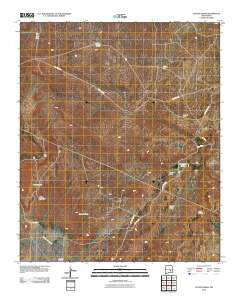 Coyote Draw New Mexico Historical topographic map, 1:24000 scale, 7.5 X 7.5 Minute, Year 2010