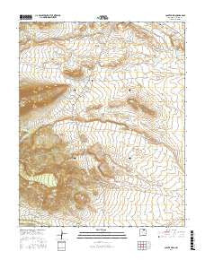 Coyote Mesa New Mexico Current topographic map, 1:24000 scale, 7.5 X 7.5 Minute, Year 2017