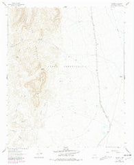 Crocker New Mexico Historical topographic map, 1:24000 scale, 7.5 X 7.5 Minute, Year 1961
