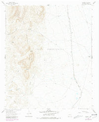 Crocker New Mexico Historical topographic map, 1:24000 scale, 7.5 X 7.5 Minute, Year 1961