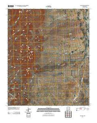 Crocker New Mexico Historical topographic map, 1:24000 scale, 7.5 X 7.5 Minute, Year 2010
