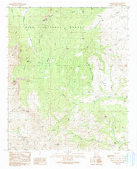 Crookson Peak New Mexico Historical topographic map, 1:24000 scale, 7.5 X 7.5 Minute, Year 1990