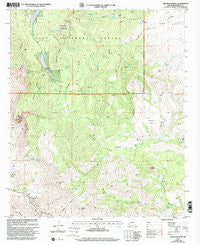 Crookson Peak New Mexico Historical topographic map, 1:24000 scale, 7.5 X 7.5 Minute, Year 1999