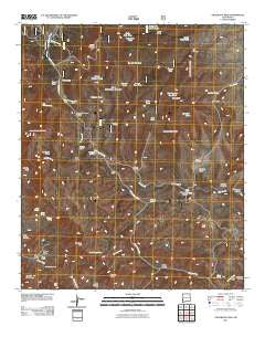 Crookson Peak New Mexico Historical topographic map, 1:24000 scale, 7.5 X 7.5 Minute, Year 2011