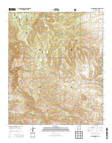 Crookson Peak New Mexico Historical topographic map, 1:24000 scale, 7.5 X 7.5 Minute, Year 2013