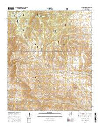 Crookson Peak New Mexico Current topographic map, 1:24000 scale, 7.5 X 7.5 Minute, Year 2017