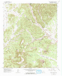 Crosby Springs New Mexico Historical topographic map, 1:24000 scale, 7.5 X 7.5 Minute, Year 1964
