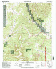 Crosby Springs New Mexico Historical topographic map, 1:24000 scale, 7.5 X 7.5 Minute, Year 1995